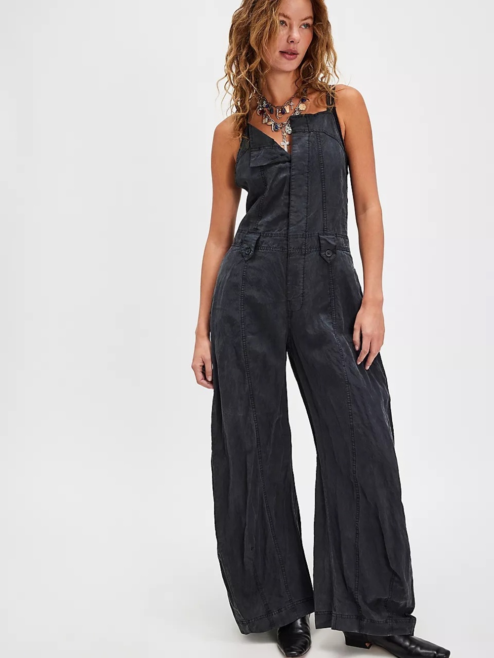 Free People Sylvia Barrel One-Piece Size M